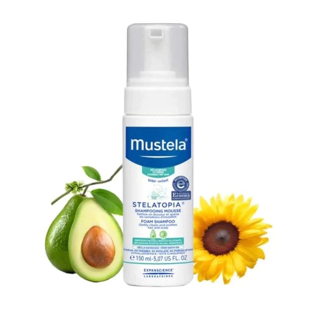 Mustela Stelatopia Foam Shampoo | The Nest Attachment Parenting Hub
