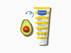 Mustela Very High Protection Sun Lotion SPF50 with Organic Avocado | The Nest Attachment Parenting Hub