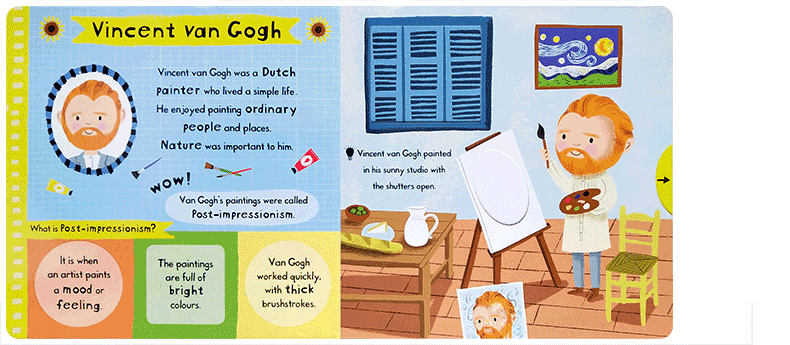 My First Heroes: Artists (Interactive Boardbook) | The Nest Attachment Parenting Hub