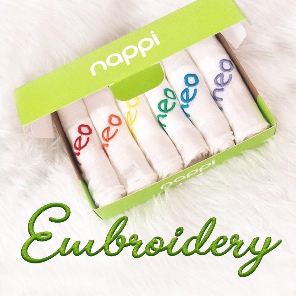 Nappi Bamboo Handkerchief 6's | The Nest Attachment Parenting Hub