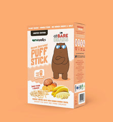 Natufoodies Organic Buck Wheat Puff Stick Sweet Potato & Banana Flavor 8m+ | The Nest Attachment Parenting Hub