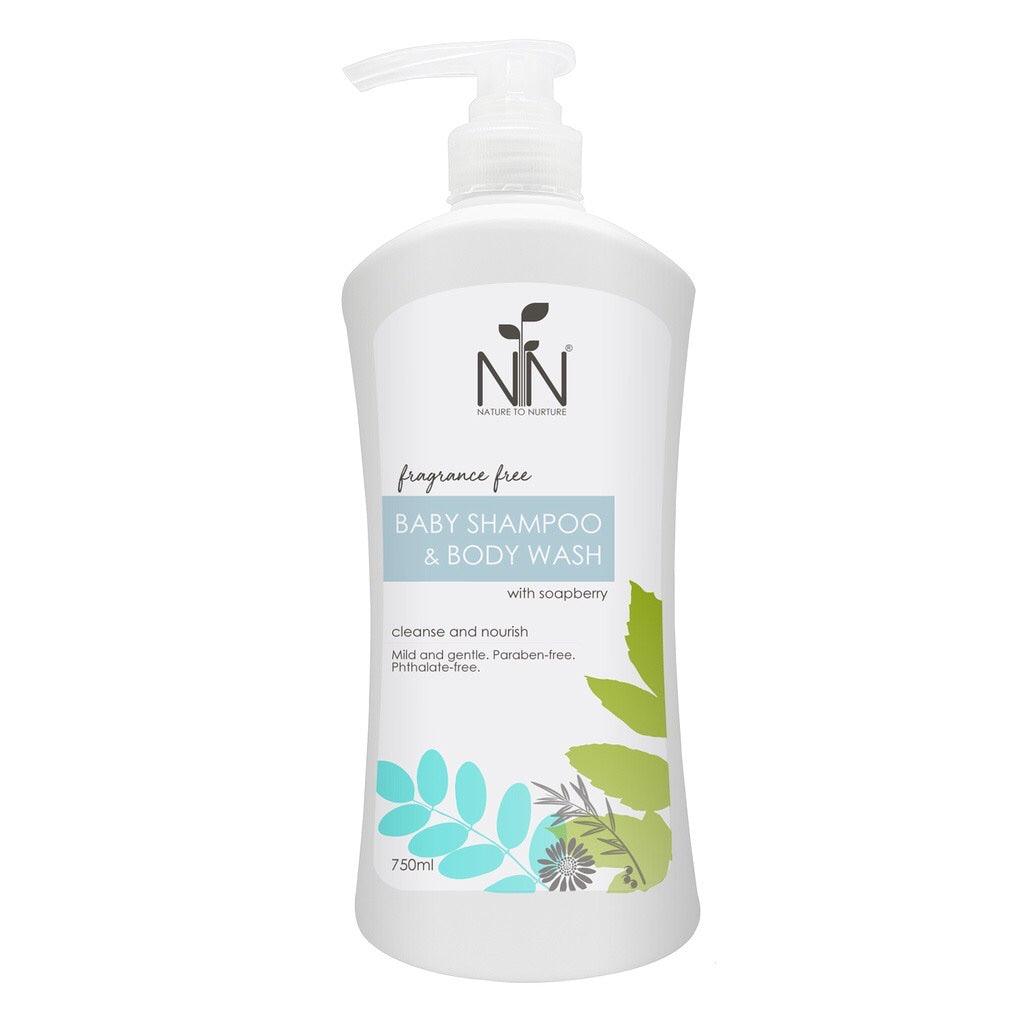 Nature to Nurture Baby Shampoo & Body Wash 750ml | The Nest Attachment Parenting Hub