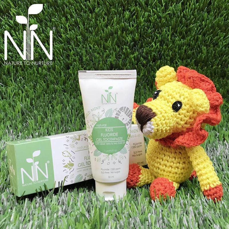 Nature to Nurture Kids Fluoride Gel Toothpaste Green (3 Years & Up) | The Nest Attachment Parenting Hub