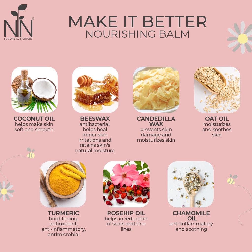 Nature to Nurture Make It Better Nourishing Balm 6m+ | The Nest Attachment Parenting Hub
