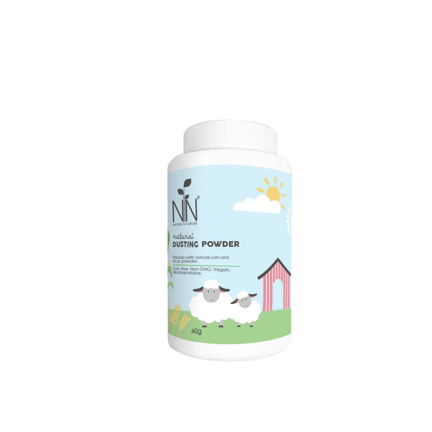 Nature to Nurture Natural Dusting Powder 60g | The Nest Attachment Parenting Hub