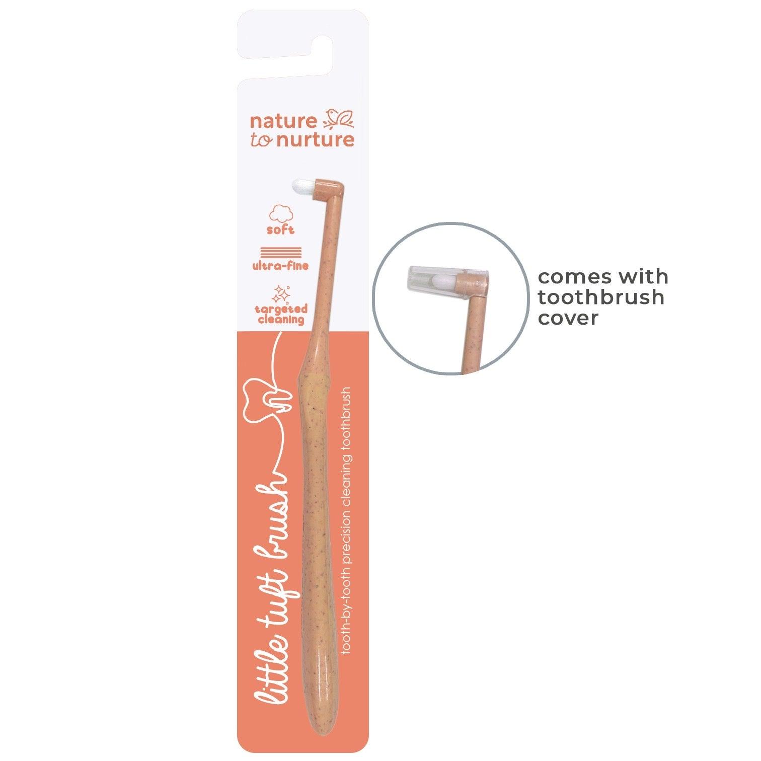 Nature to Nurture Ultra Soft Bristle Little Tuft Brush | The Nest Attachment Parenting Hub