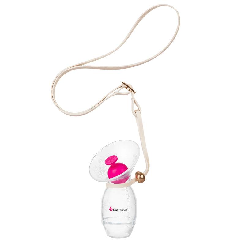 NatureBond Silicone Breast Pump with Silicone Stopper And Strap | The Nest Attachment Parenting Hub