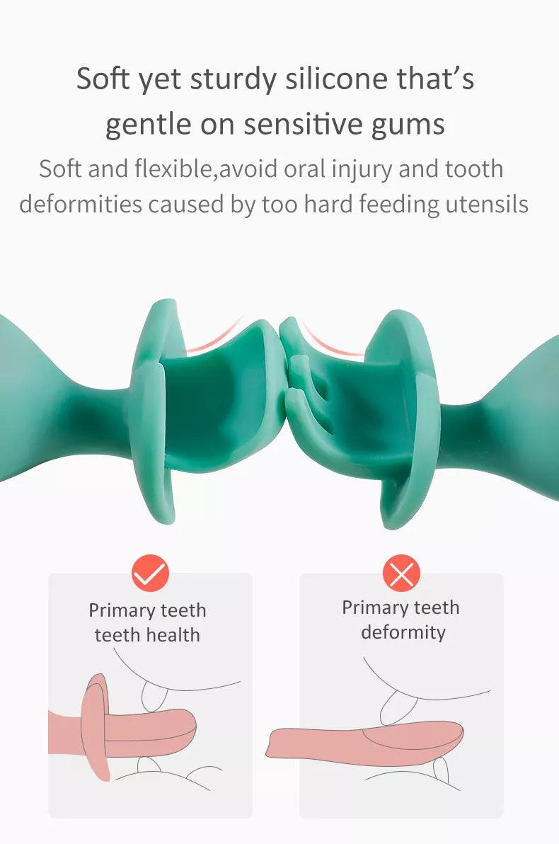 NewOne by Mambobaby Whale Spoon & Fork | The Nest Attachment Parenting Hub