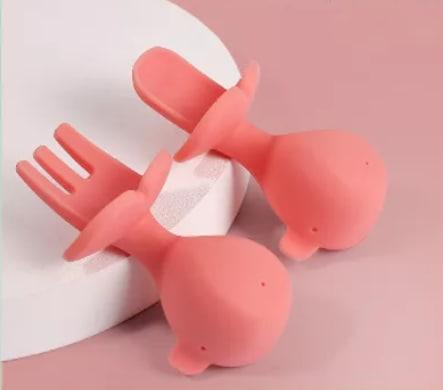 NewOne by Mambobaby Whale Spoon & Fork | The Nest Attachment Parenting Hub