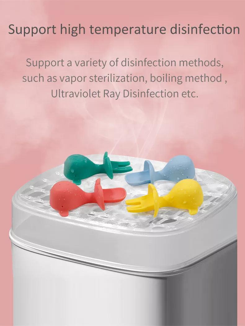 NewOne by Mambobaby Whale Spoon & Fork | The Nest Attachment Parenting Hub