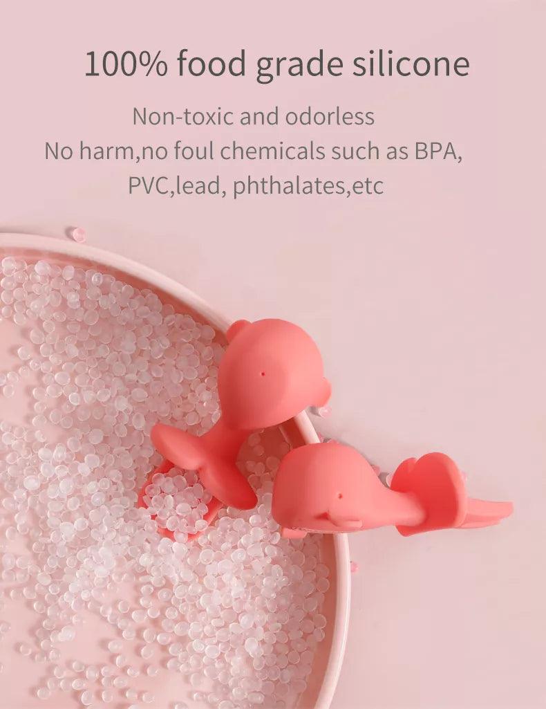 NewOne by Mambobaby Whale Spoon & Fork | The Nest Attachment Parenting Hub