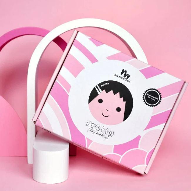 No Nasties Nisha Pink Natural Kid's Play Makeup Goody Pack | The Nest Attachment Parenting Hub