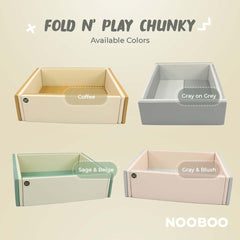 Nooboo Fold N Play Chunky (Double Wall) | The Nest Attachment Parenting Hub