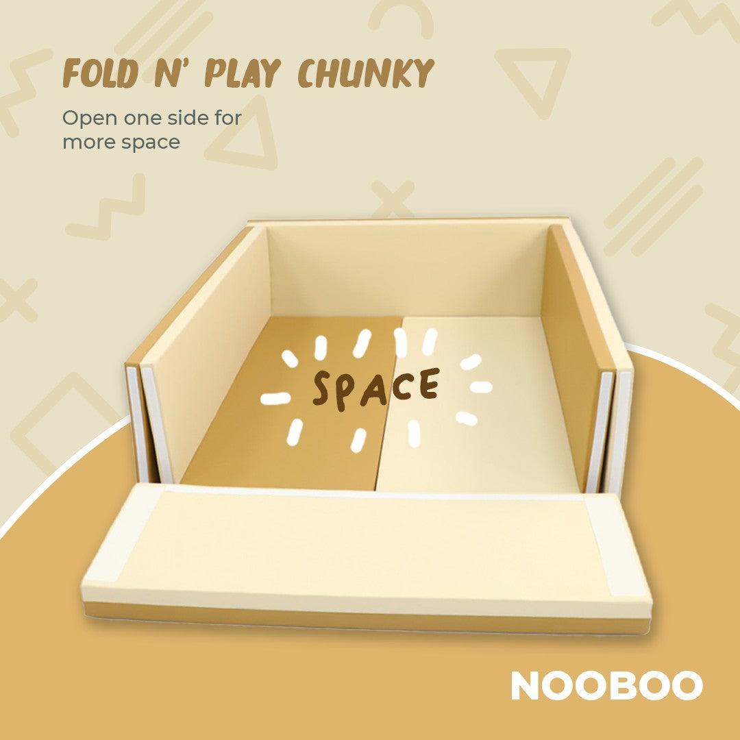 Nooboo Fold N Play Chunky (Double Wall) | The Nest Attachment Parenting Hub