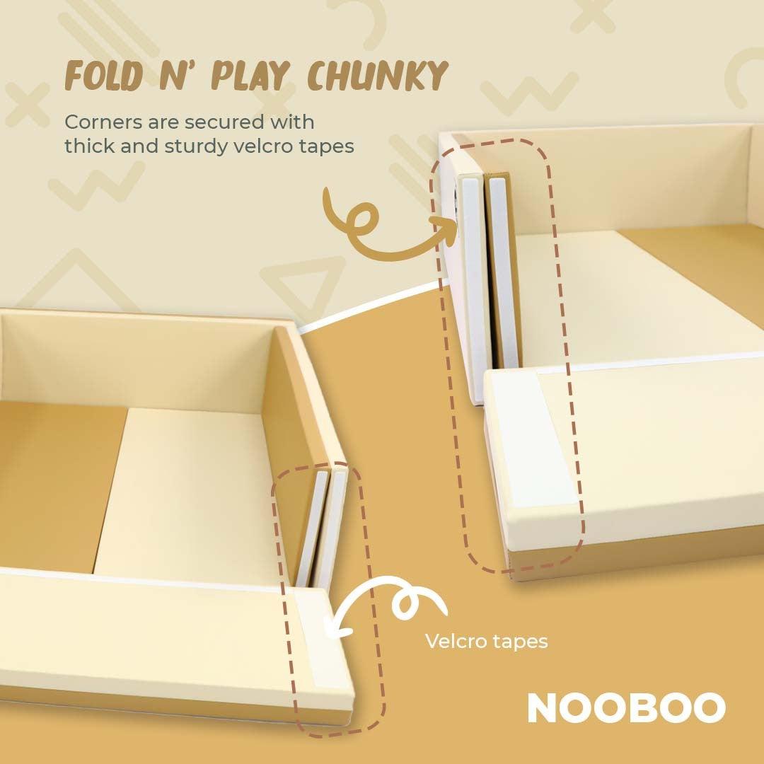 Nooboo Fold N Play Chunky (Double Wall) | The Nest Attachment Parenting Hub