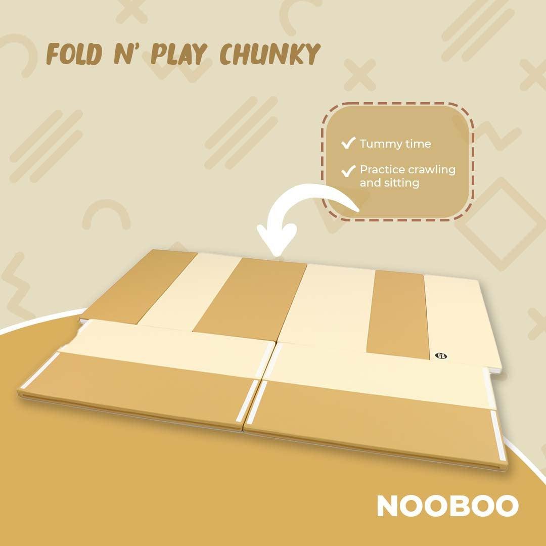 Nooboo Fold N Play Chunky (Double Wall) | The Nest Attachment Parenting Hub