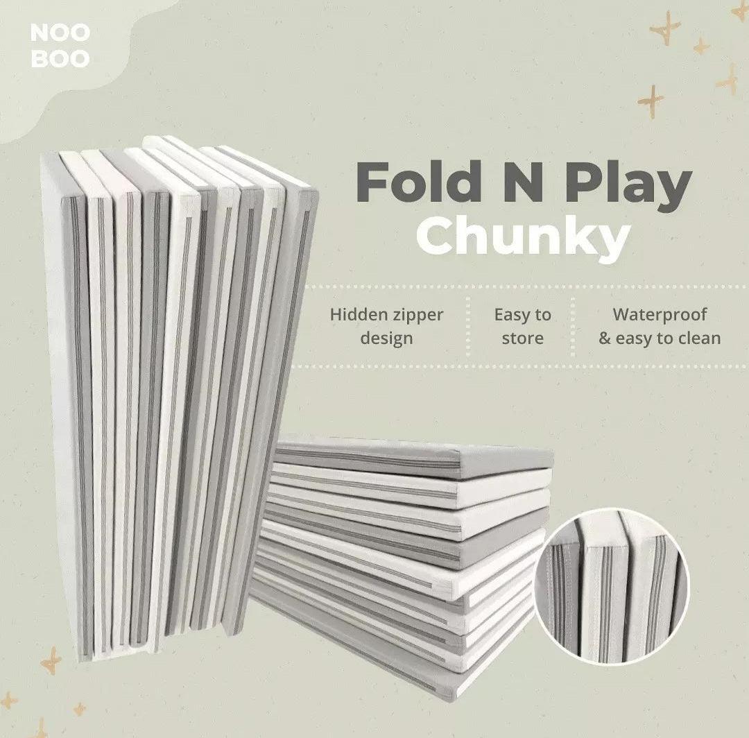 Nooboo Fold N Play Chunky (Double Wall) | The Nest Attachment Parenting Hub