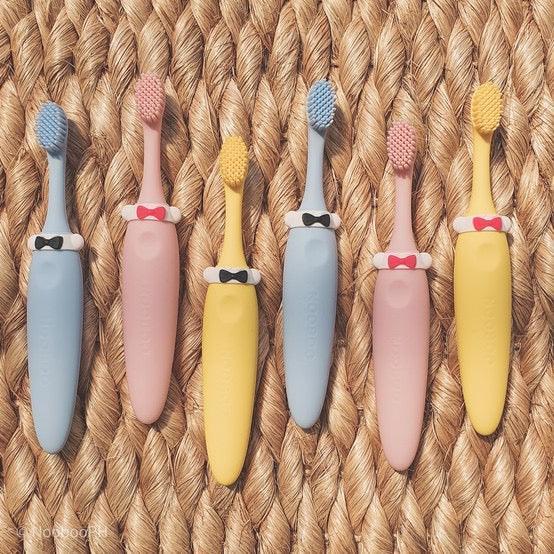 Nooboo My Milestone Silicone Toothbrush | The Nest Attachment Parenting Hub