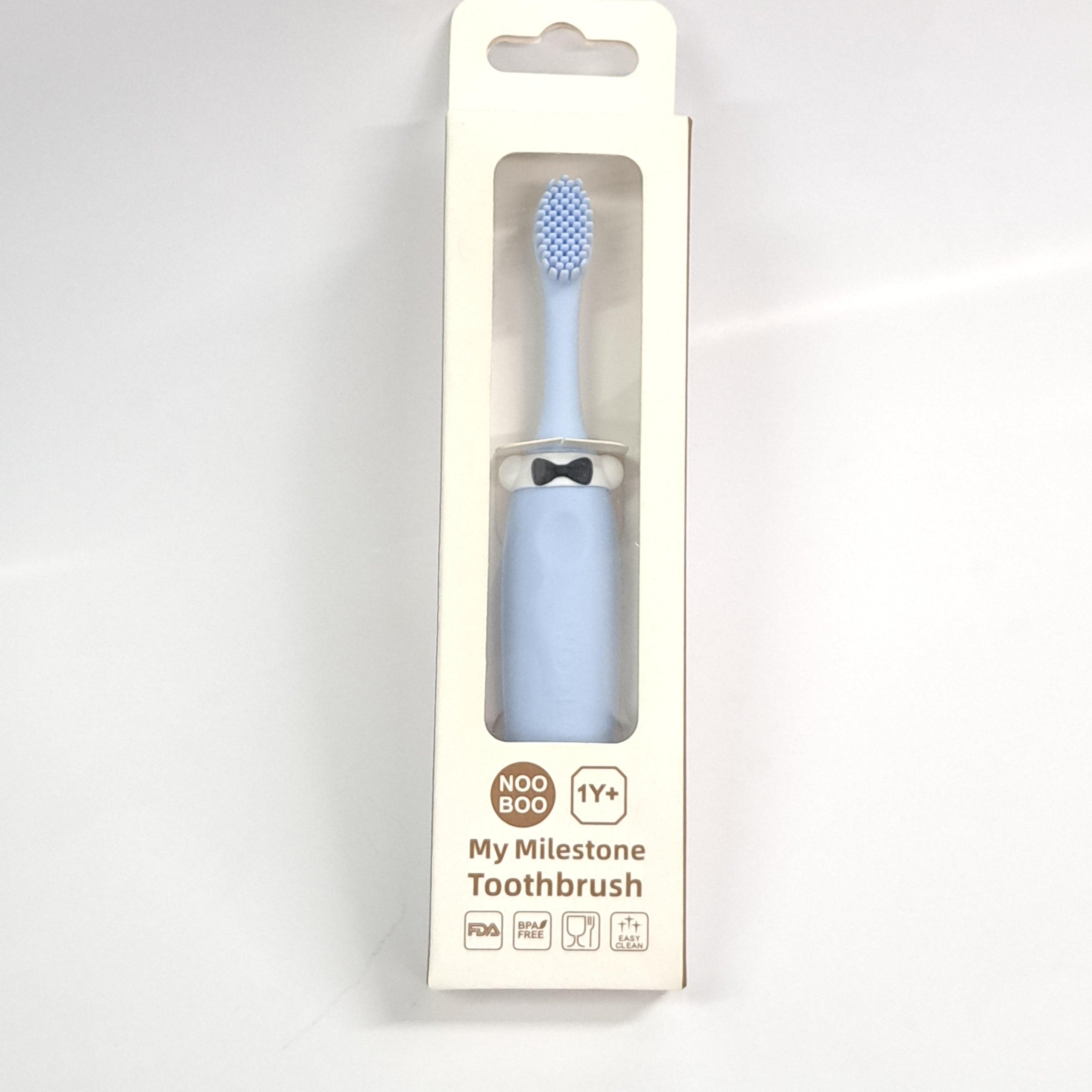 Nooboo My Milestone Silicone Toothbrush | The Nest Attachment Parenting Hub