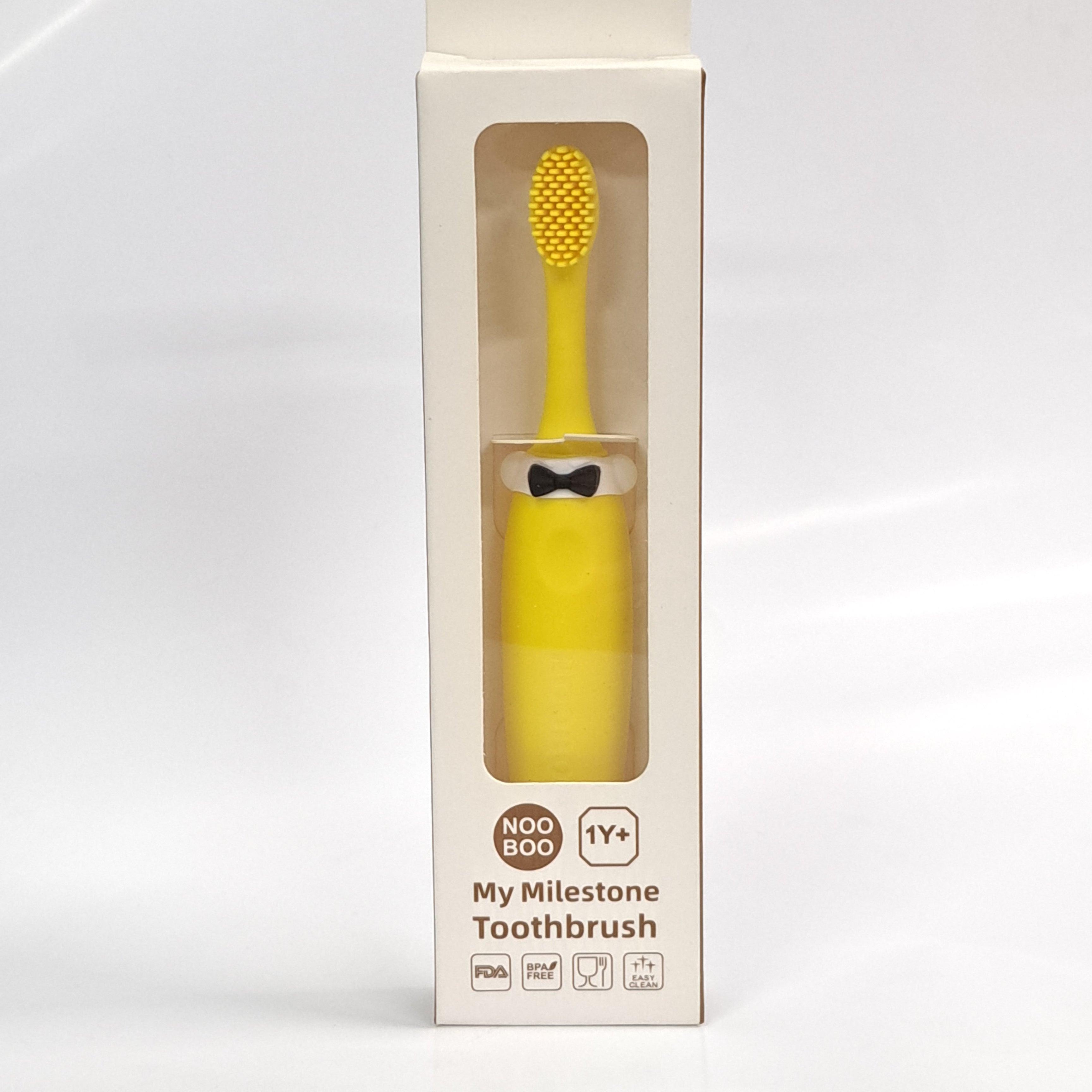 Nooboo My Milestone Silicone Toothbrush | The Nest Attachment Parenting Hub