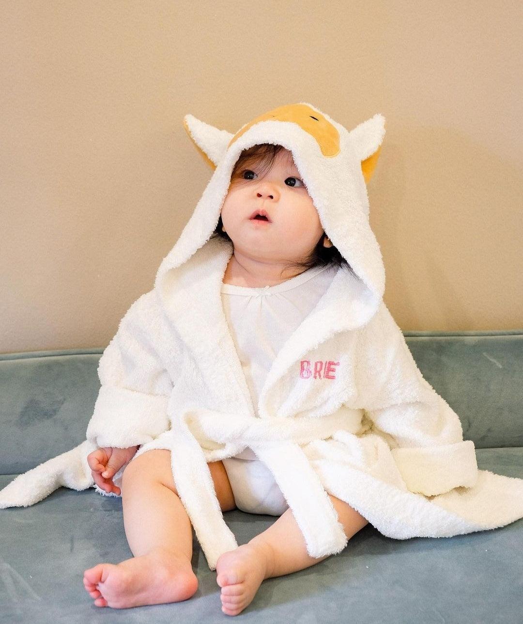 Nuborn Bamboo Hooded Bath Robe | The Nest Attachment Parenting Hub