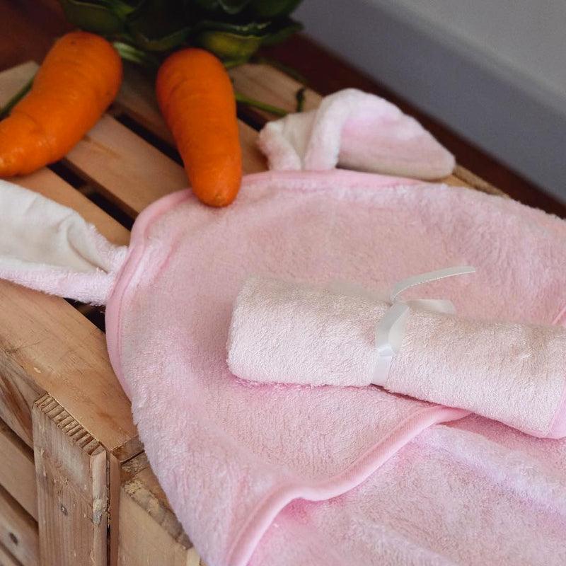 Nuborn Bamboo Hooded Towel and Wash Cloth Set | The Nest Attachment Parenting Hub