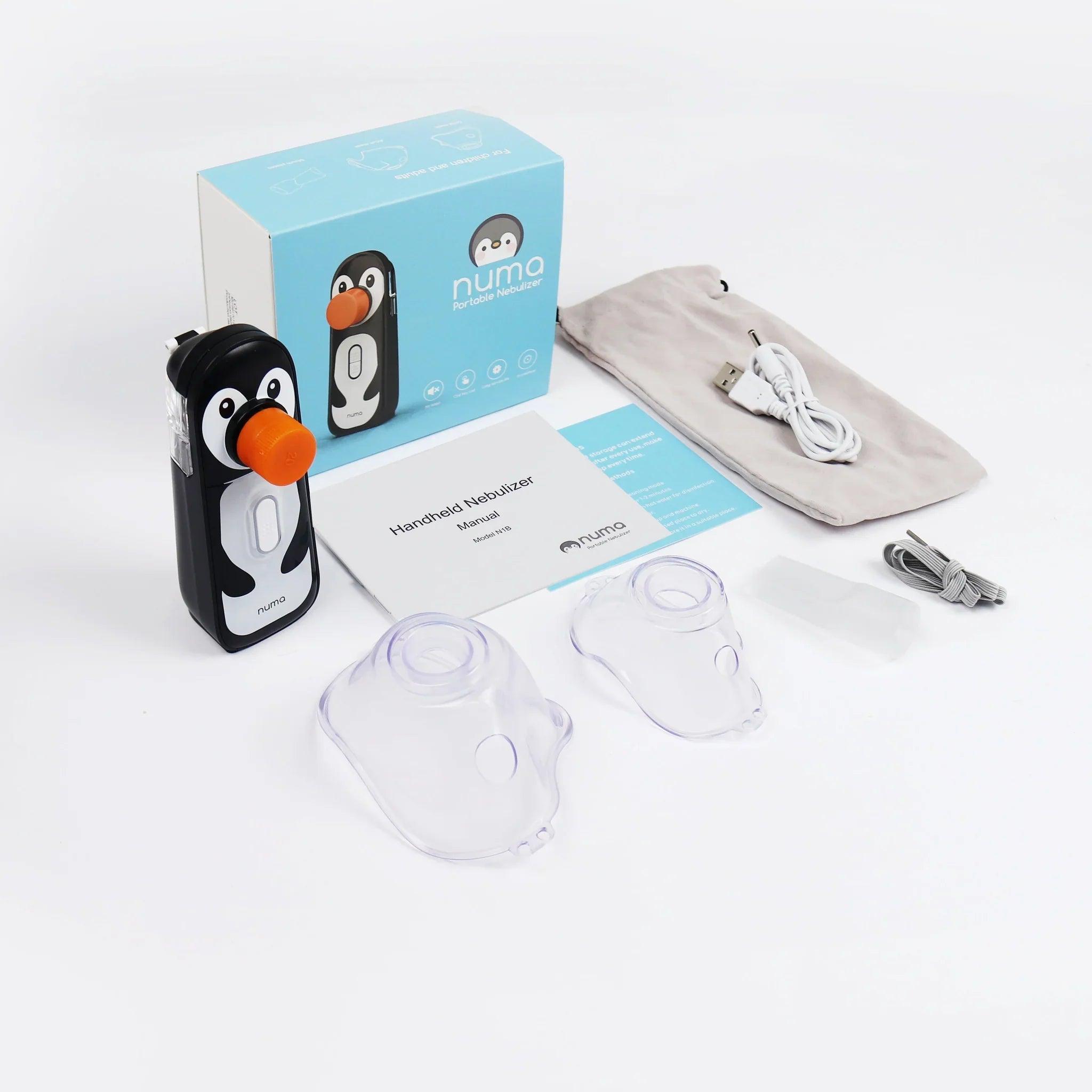 Numa Portable Handheld Nebulizer - Penguin | The Nest Attachment Parenting Hub