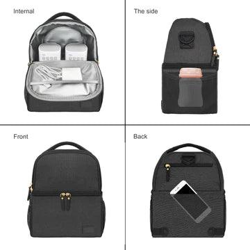 Olive & Cloud Breast Pump Bag with Cooler | The Nest Attachment Parenting Hub