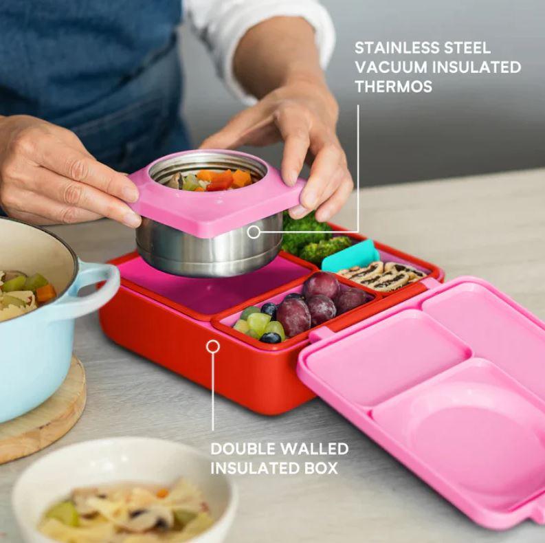 OmieBox Hot & Cold Bento Lunchbox V2 | The Nest Attachment Parenting Hub