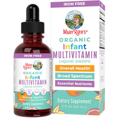 MaryRuth's Infant Multivitamin Drops, Vanilla Orange 60ml (6-12mo)