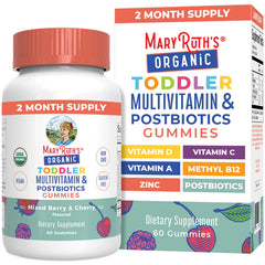 MaryRuth's Kids Multivitamin & Postbiotics Gummies 2y+