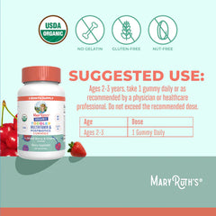 MaryRuth's Kids Multivitamin & Postbiotics Gummies 2y+