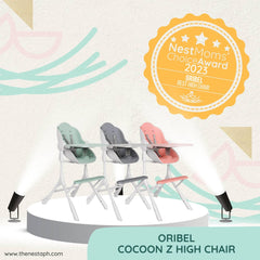 Oribel Cocoon Z High Chair | The Nest Attachment Parenting Hub