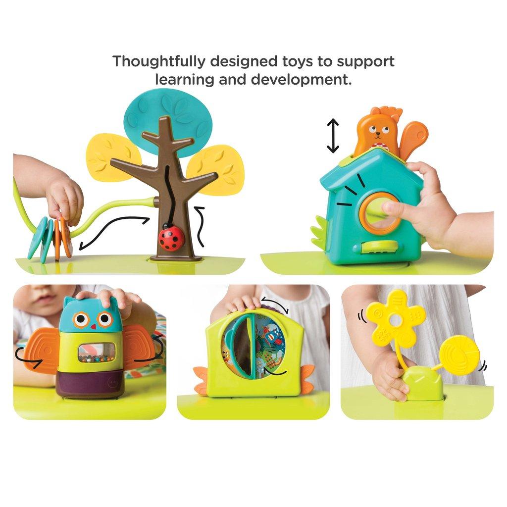 Oribel PortaPlay Convertible Activity Center Forest Friend without Stools (green) | The Nest Attachment Parenting Hub