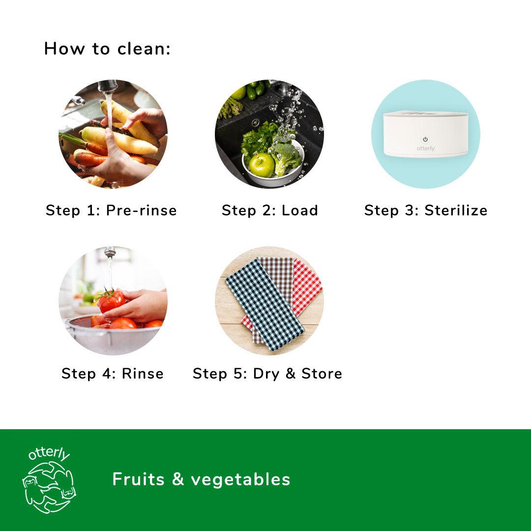 Otterly Portable Fruit & Vegetable Sterilizer | The Nest Attachment Parenting Hub