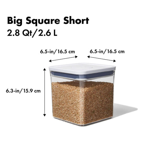 Oxo Good Grips POP Container Square Short | The Nest Attachment Parenting Hub