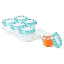 Oxo Tot Baby Blocks Freezer Storage Containers 2oz x 6 | The Nest Attachment Parenting Hub