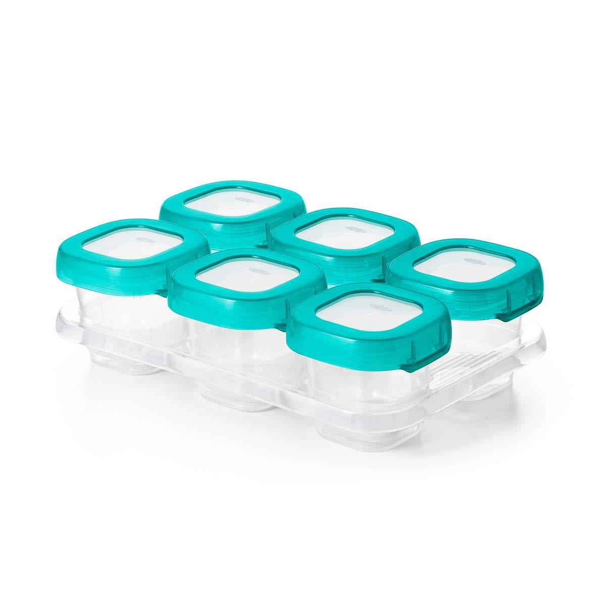 Oxo Tot Baby Blocks Freezer Storage Containers 2oz x 6 | The Nest Attachment Parenting Hub