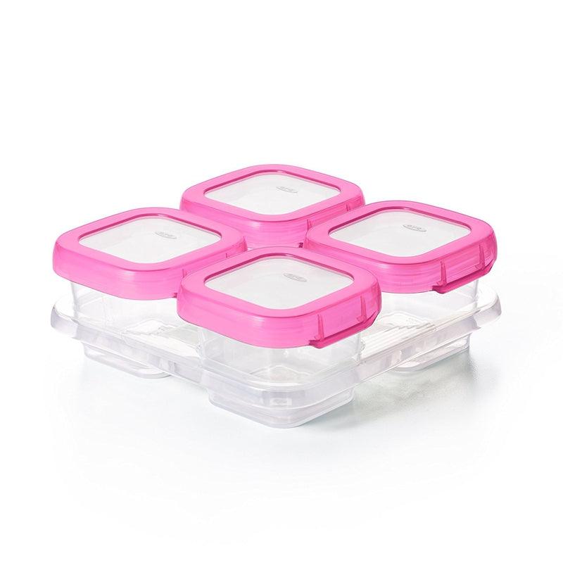 Oxo Tot Baby Blocks Freezer Storage Containers 4oz x 4 | The Nest Attachment Parenting Hub