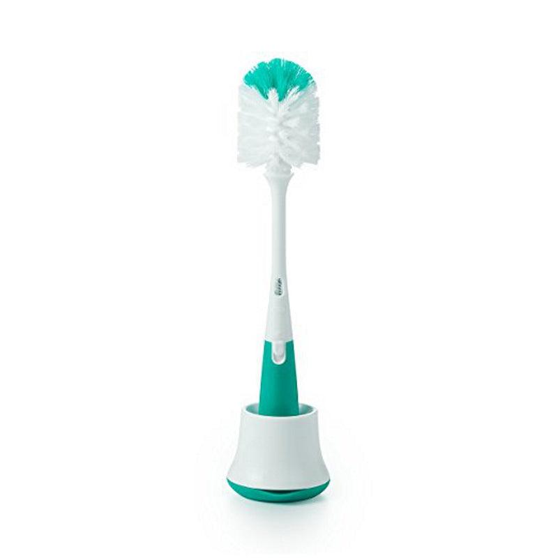 Oxo Tot Bottle Brush with Nipple Cleaner and Stand | The Nest Attachment Parenting Hub