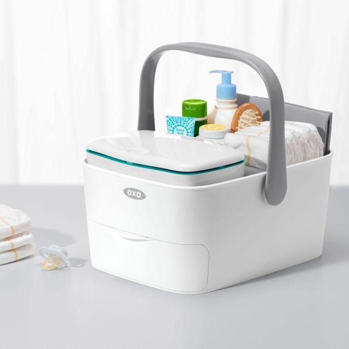 Oxo Tot Diaper Caddy with Changing Mat | The Nest Attachment Parenting Hub