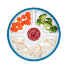 Oxo Tot Divided Plate With Removable Training Ring | The Nest Attachment Parenting Hub