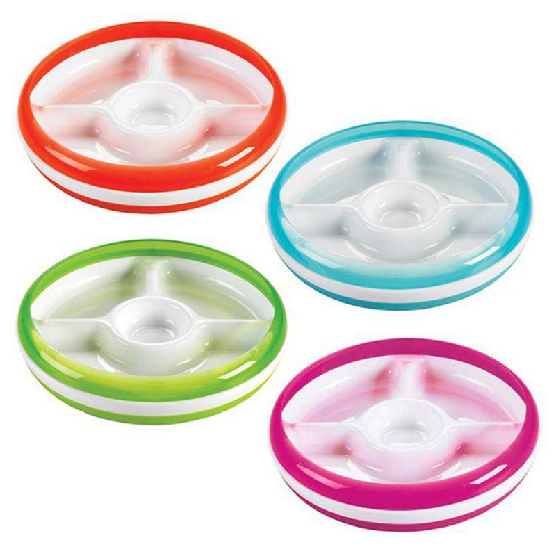 Oxo Tot Divided Plate With Removable Training Ring | The Nest Attachment Parenting Hub