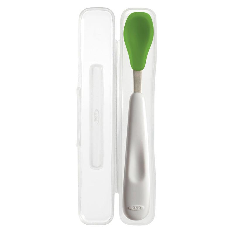 Oxo Tot On-The-Go Feeding Spoon | The Nest Attachment Parenting Hub