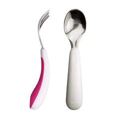 Oxo Tot On The Go Fork And Spoon Set With Carrying Case | The Nest Attachment Parenting Hub