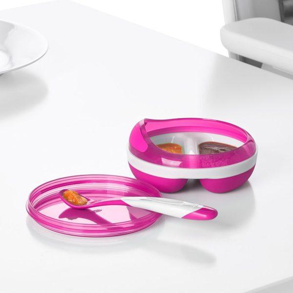 Oxo Tot On The Go Plastic Feeding Spoon With Case | The Nest Attachment Parenting Hub