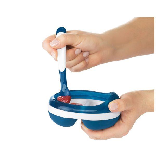 Oxo Tot On The Go Plastic Feeding Spoon With Case | The Nest Attachment Parenting Hub