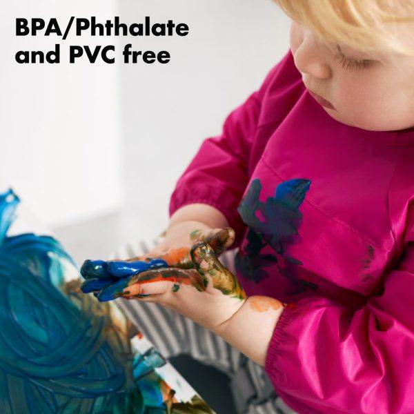 Oxo Tot Sleeved Roll-Up Bib With Pocket Case 9m+ | The Nest Attachment Parenting Hub