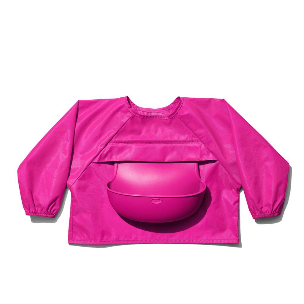 Oxo Tot Sleeved Roll-Up Bib With Pocket Case 9m+ | The Nest Attachment Parenting Hub