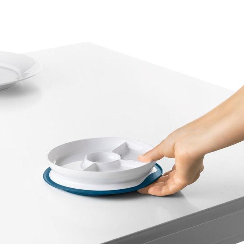 Oxo Tot Stick & Stay Suction Divided Plate | The Nest Attachment Parenting Hub